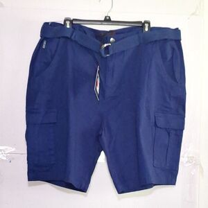 Men's Triple Eleven Cargo Shorts Navy Blue Outdoorsy, Utility, Pockets, NWT 42